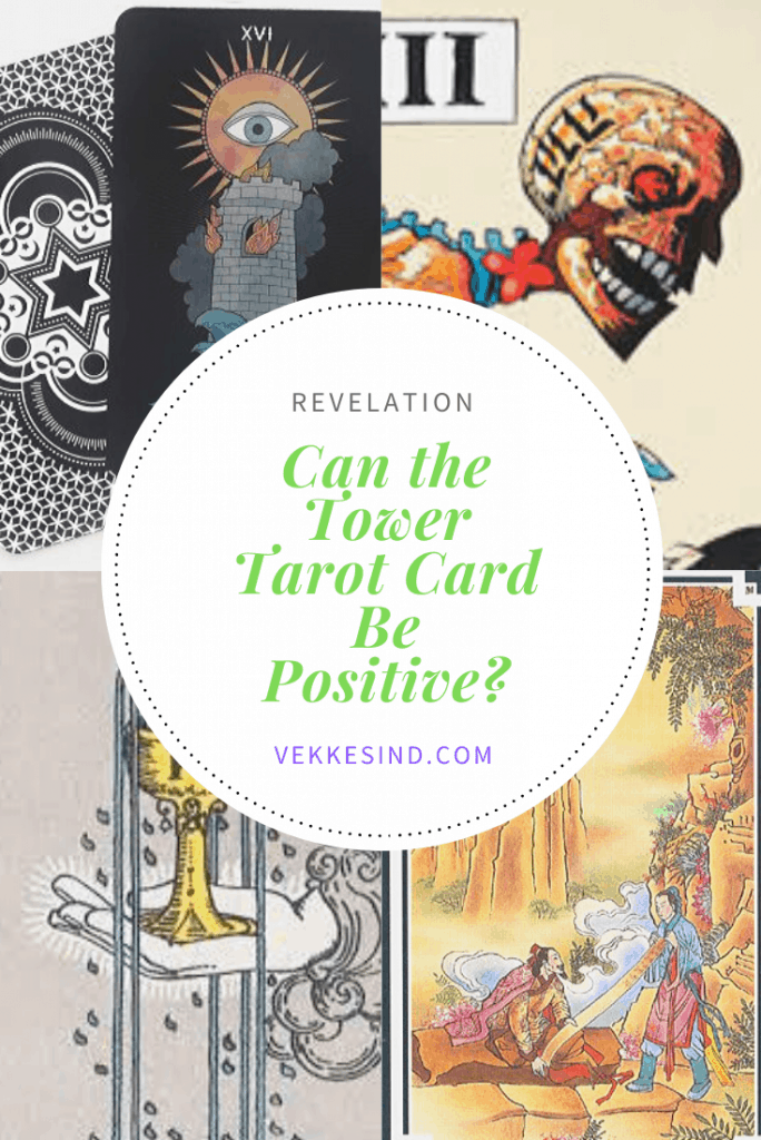 Tower tarot card depicting dramatic transformation
