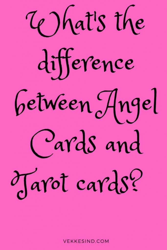 Angel cards and tarot cards compared