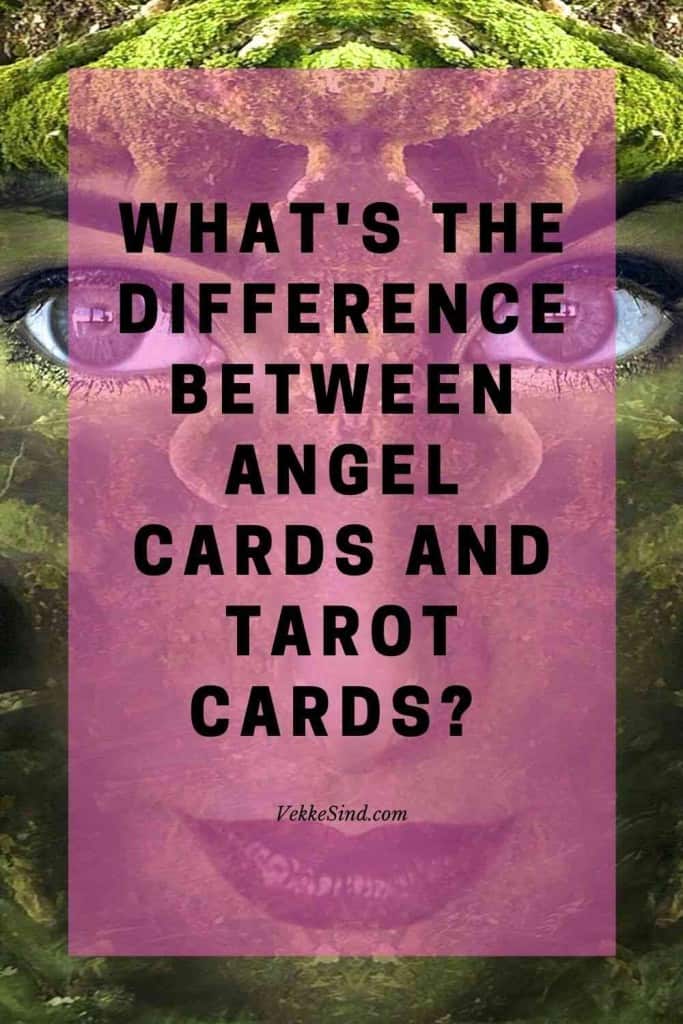 The difference between angel cards and tarot cards