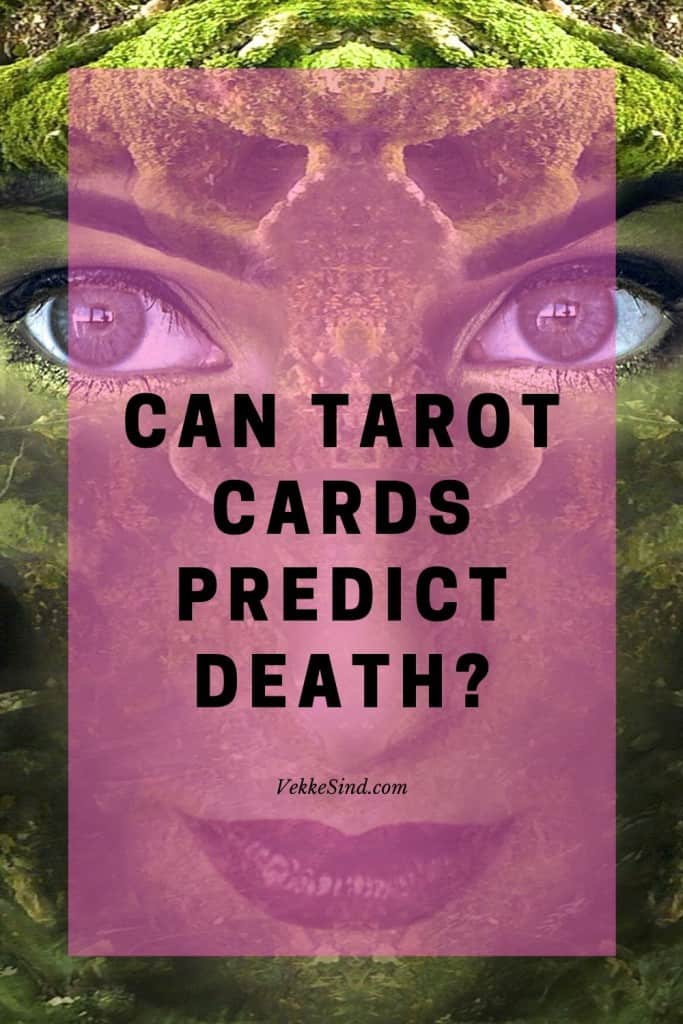 Tarot cards reflecting themes of change and endings