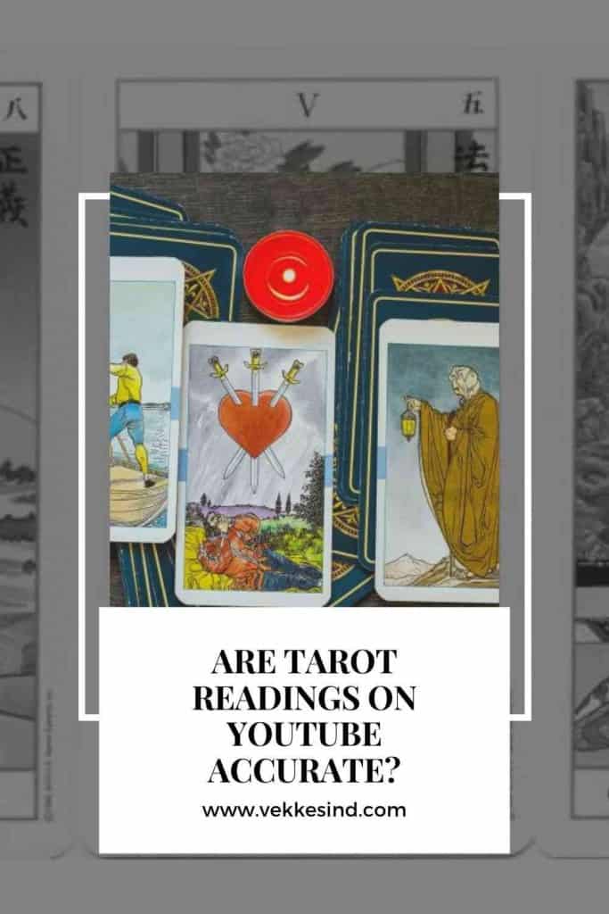 A tarot reader laying out cards with care and intention