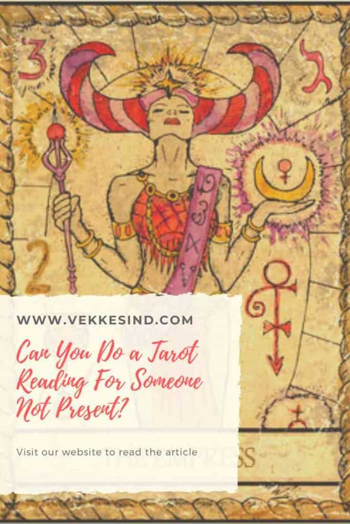 Tarot reading for someone not in the room