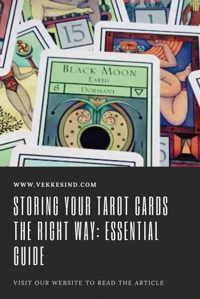Tarot cards stored safely in a protective wrap