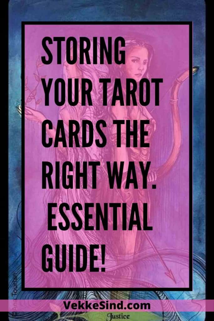 A tarot deck wrapped carefully for long-term care and protection
