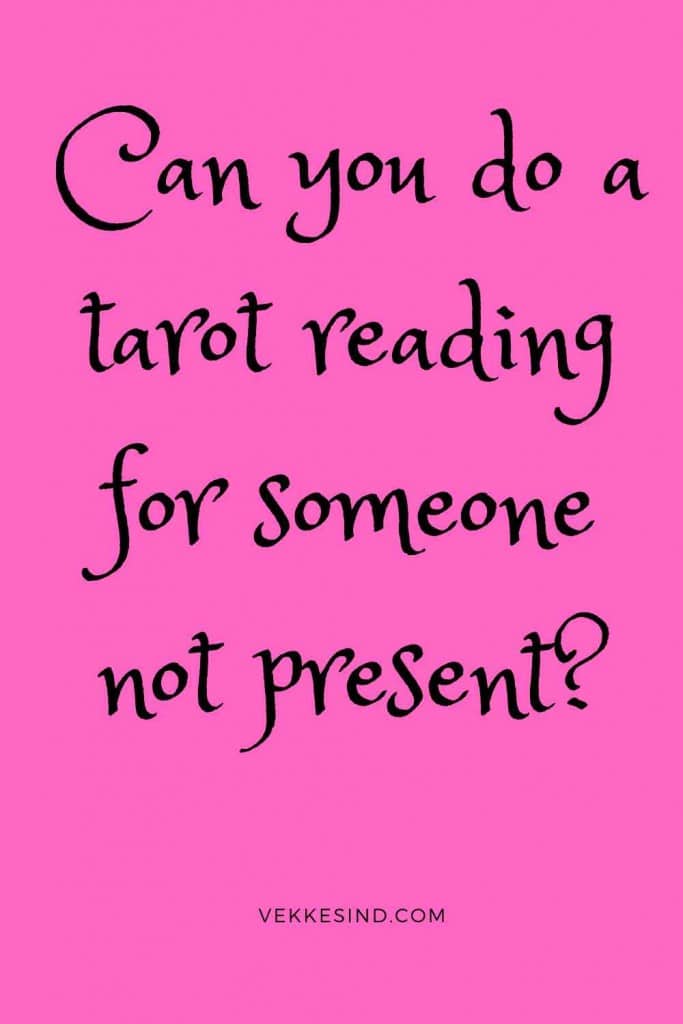 Distance tarot reading and energetic connection