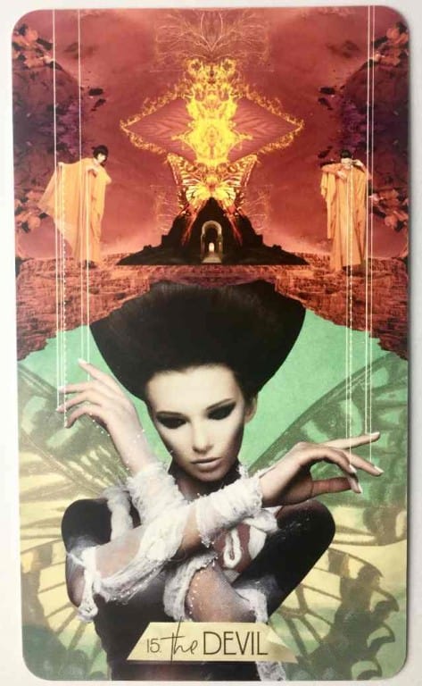 The Devil card from the Muse Tarot deck