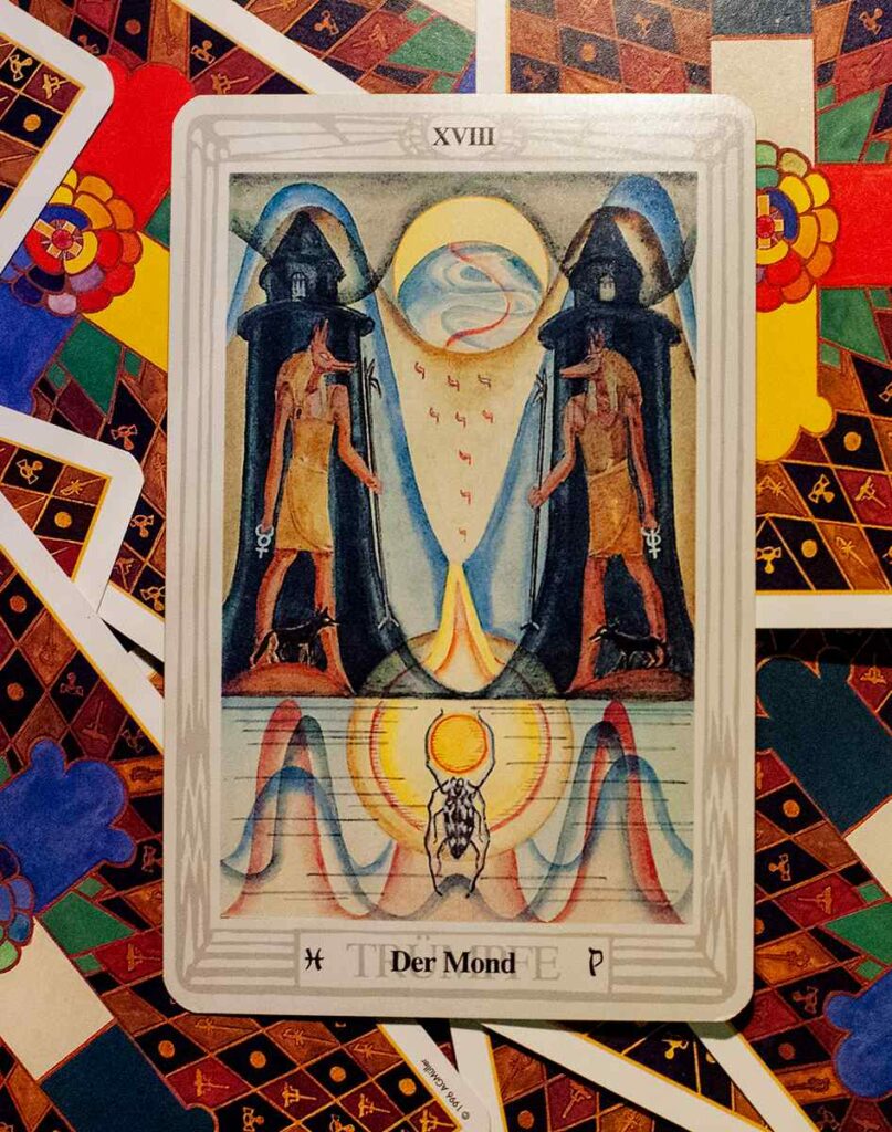 The Moon Tarot Card as a Situation