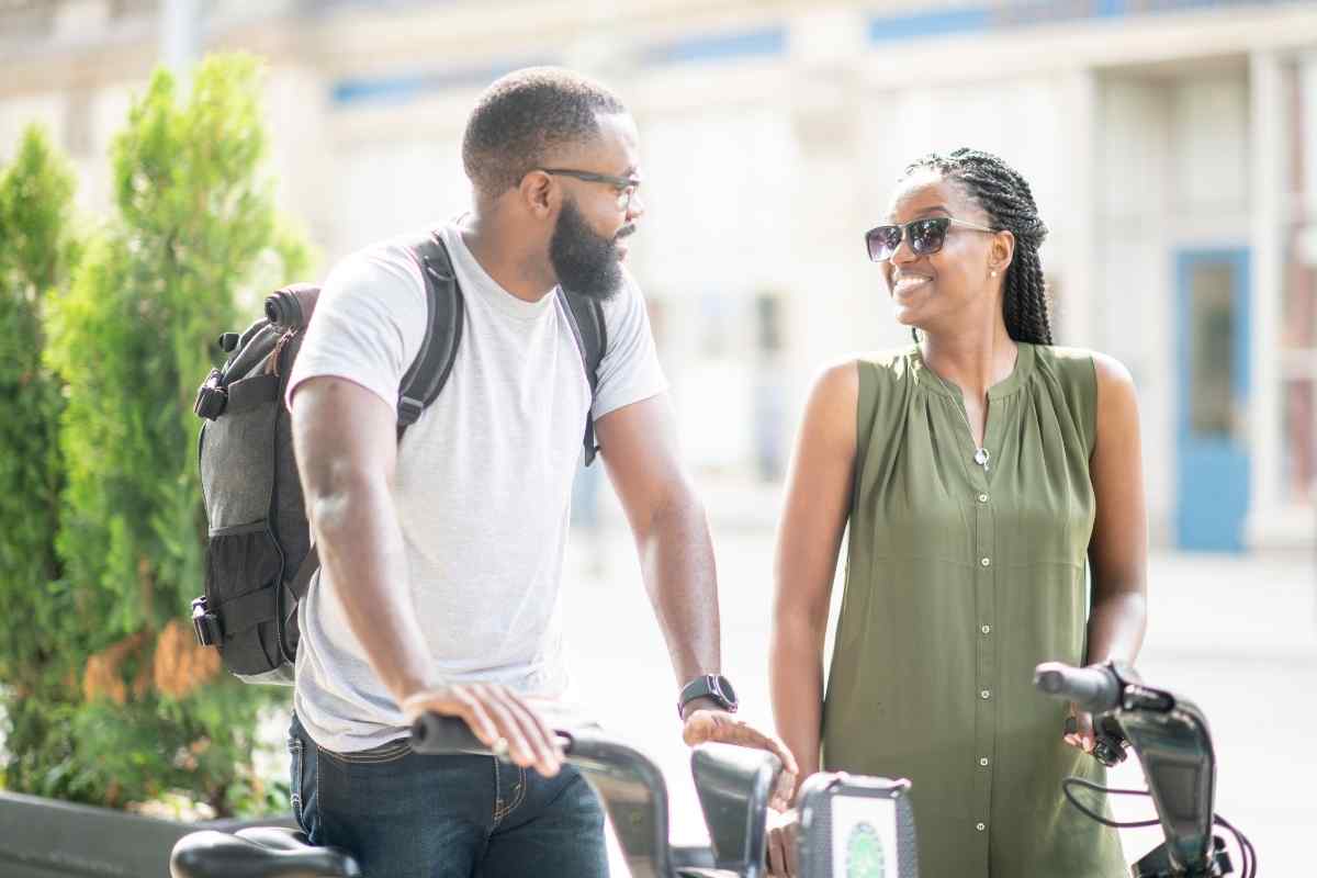 A couple having an honest, heartfelt conversation