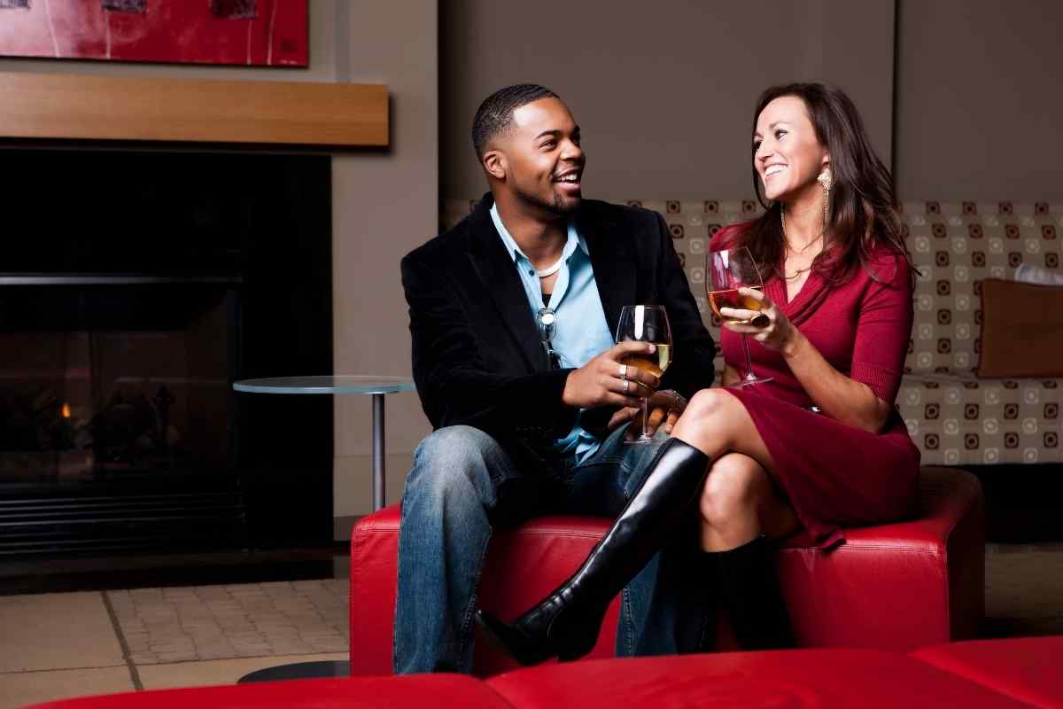 A man engaged in lively conversation and discovery