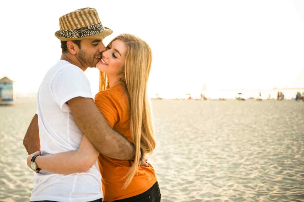 A couple engaged in genuine conversation, connected through ideas rather than display