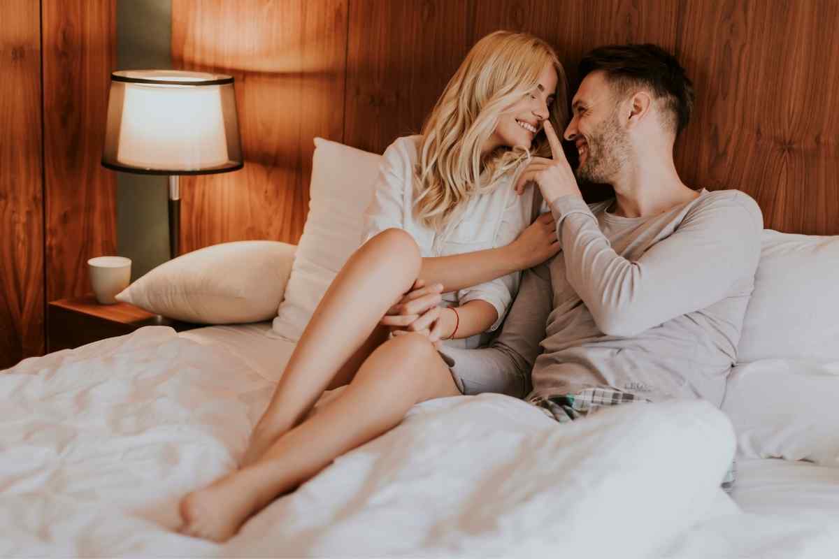 A woman and her partner enjoying a spontaneous, adventurous moment together