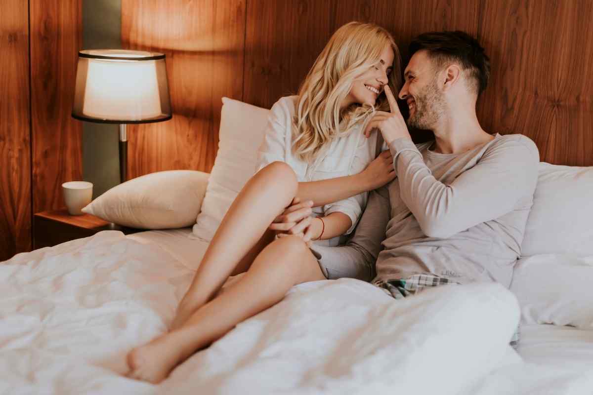 A passionate couple sharing an intense, charged moment together