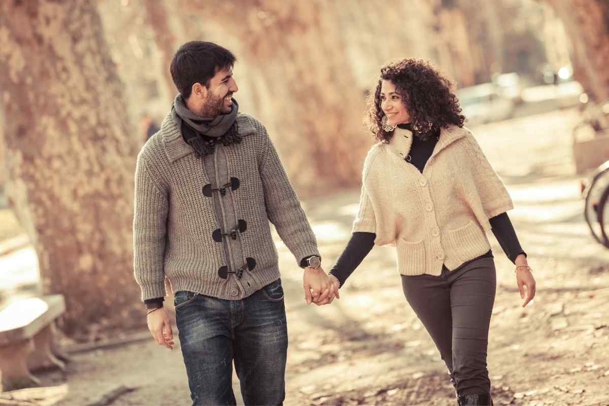 A couple staying connected across distance