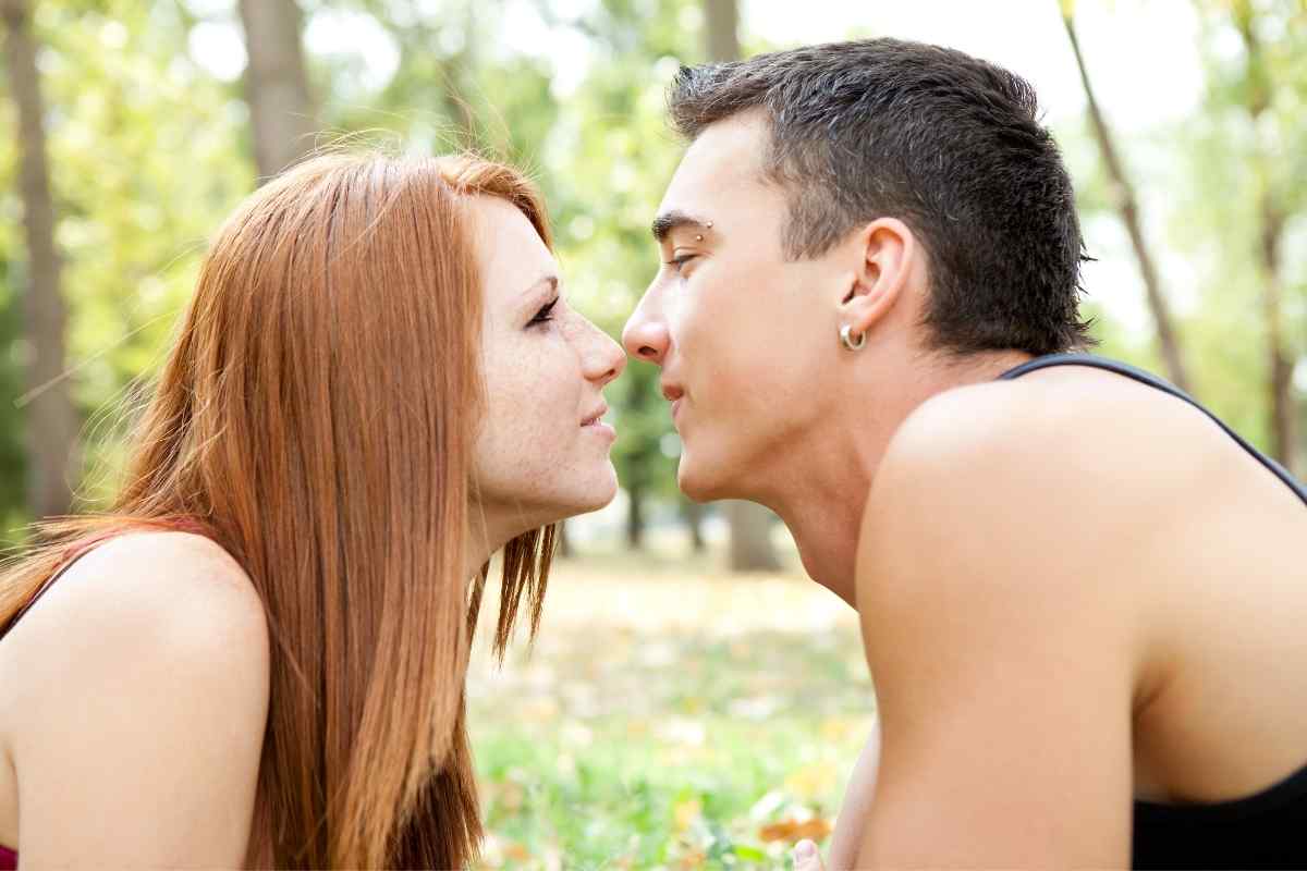 Libra man relaxed and comfortable with his partner in an intimate setting