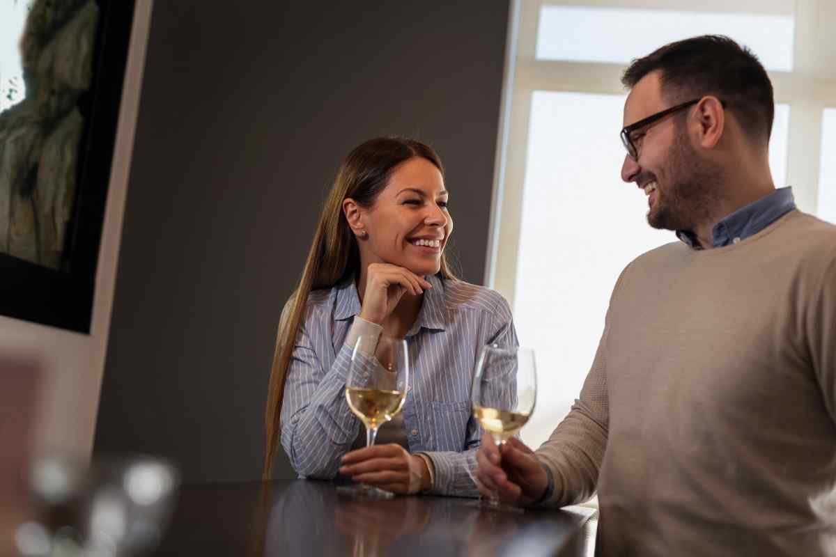 A couple in a moment of real, unguarded connection
