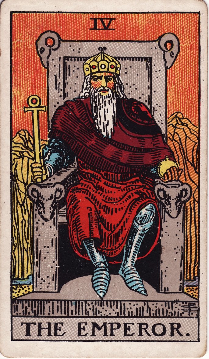 The Emperor card in the Rider-Waite-Smith tarot deck