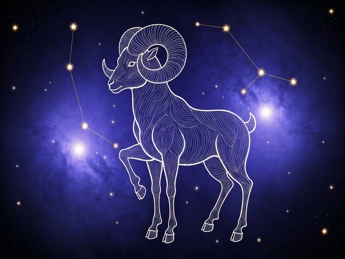 The Aries zodiac constellation, the sign linked to The Emperor