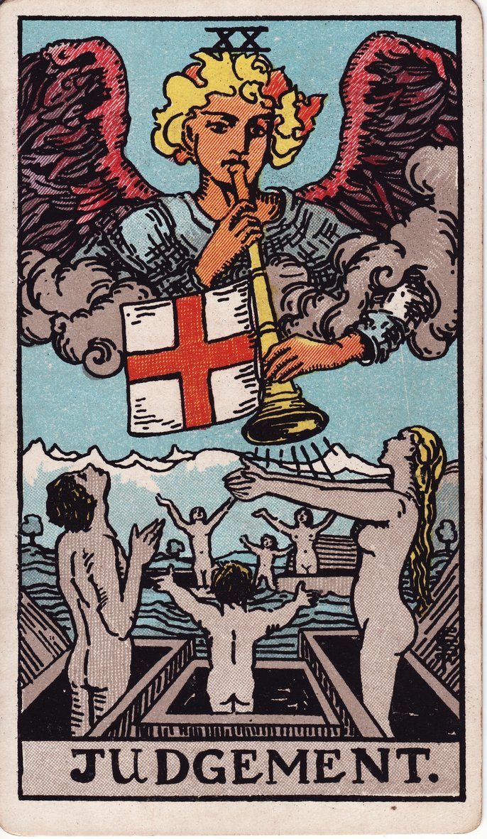 Judgement card in the Rider-Waite-Smith tarot deck