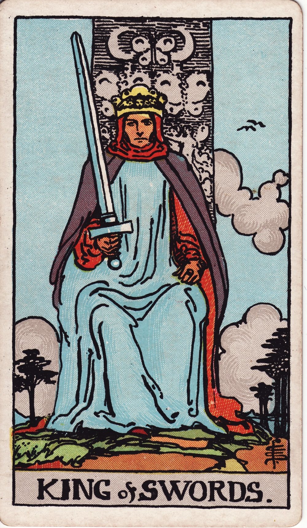 The King of Swords card in the Rider-Waite-Smith tarot deck